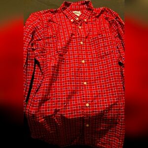 Plaid men's button up